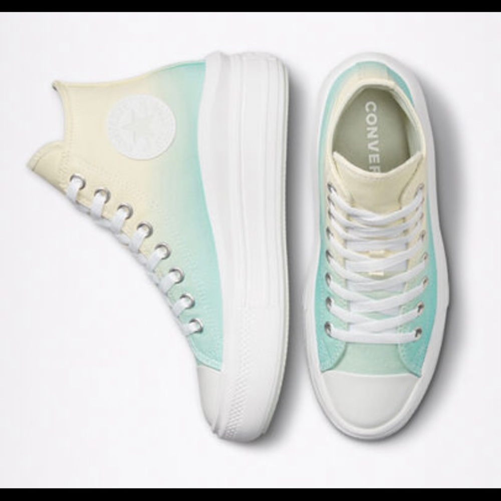 NWT Converse High Top Platform Sneakers - Picture 4 of 6